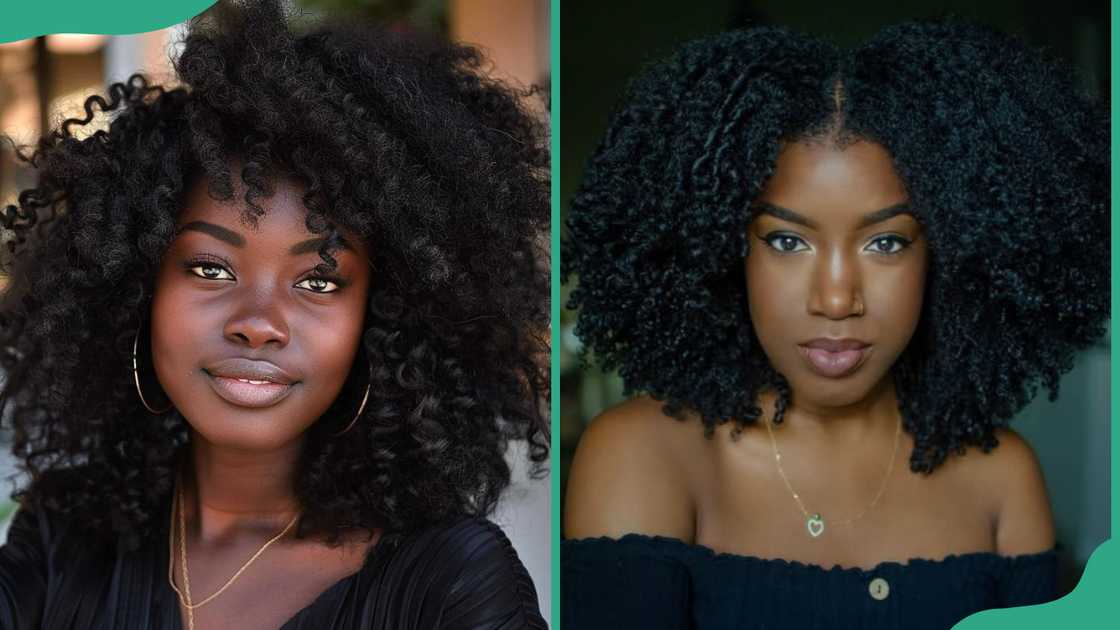 Voluminous natural curls Voluminous natural curls