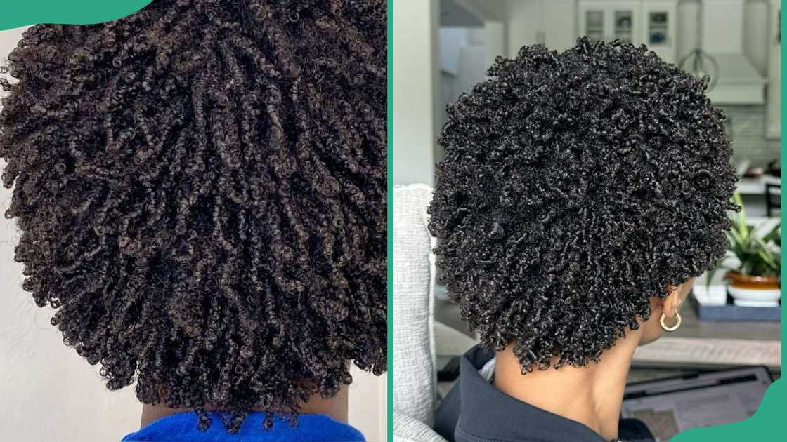 Tiny coil Afro Tiny coil Afro
