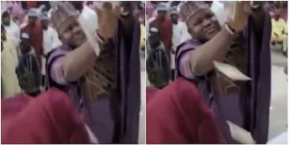 Ruwan daloli: Bidiyon bahaushe yana watsi da daloli a liyafar biki ya janyo cece-kuce