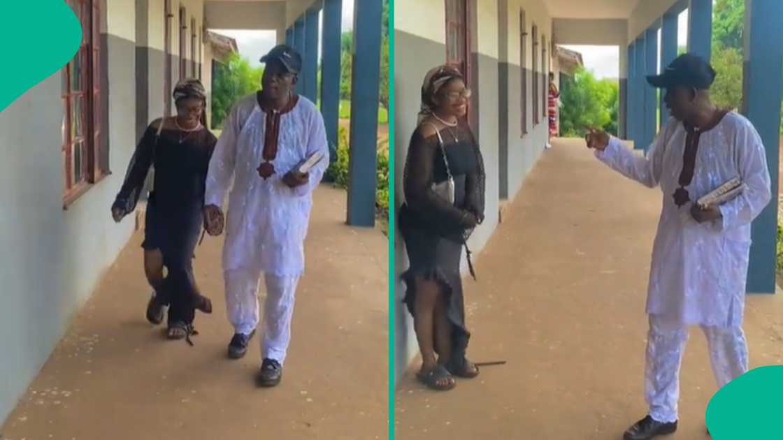 HOD reacts in a funny way after lady held his hand. HOD reacts in a funny way after lady held his hand.