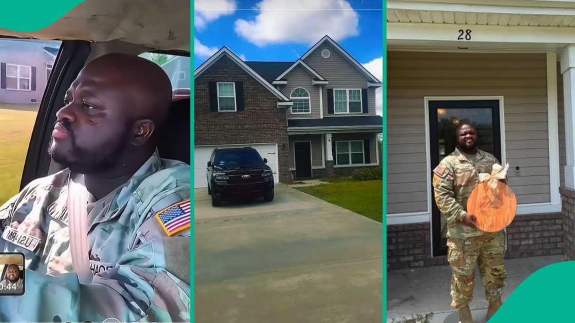Man buys house in USA. Man buys house in USA.