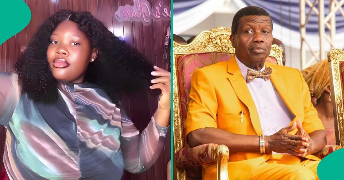 Lady says she was born at Redemption Camp Hospital, shares name Pastor Adeboye gave her then