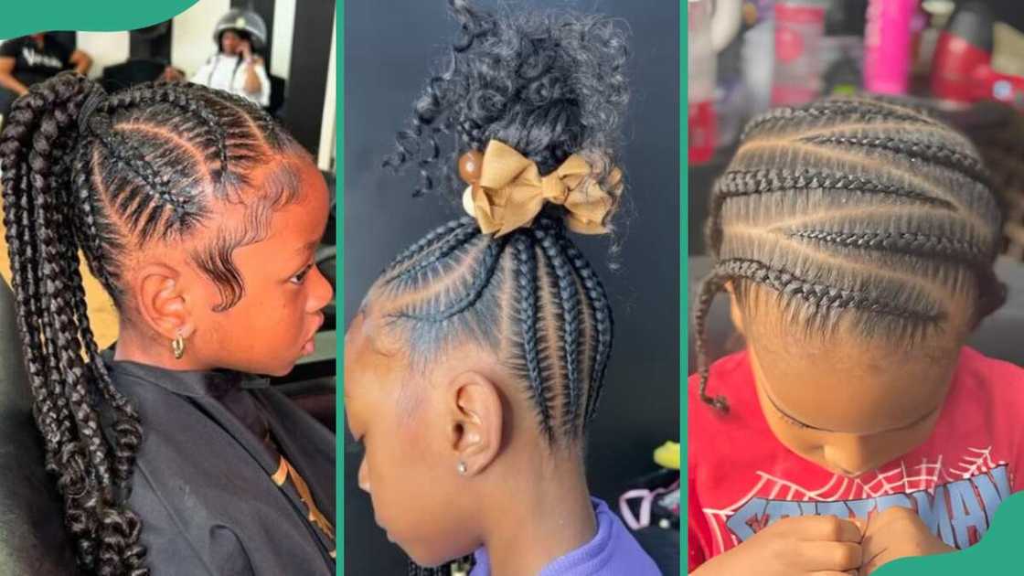 Girls with titch braids Girls with titch braids
