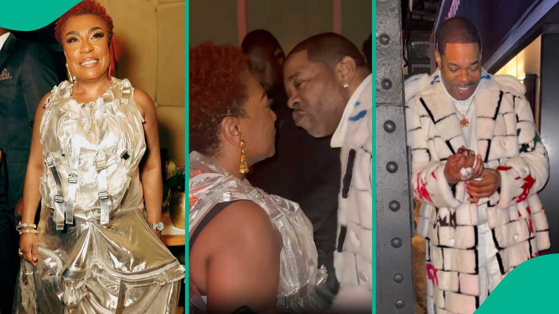Bose Ogulu and Busta Rhymes close interaction at Met Gala afterparty trends.